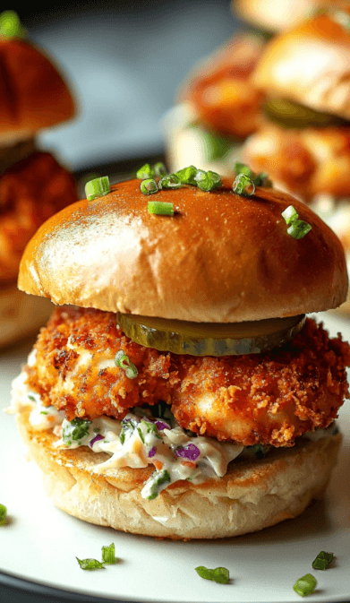 Fried Chicken Tikka Sliders