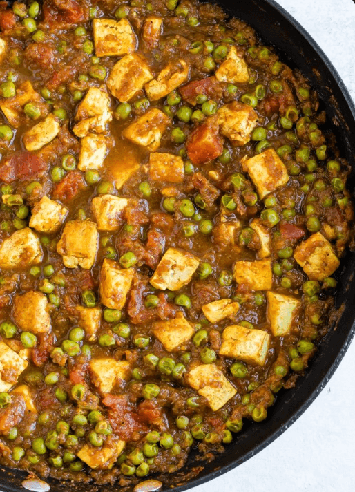 Green Pea Tofu Usal (V)