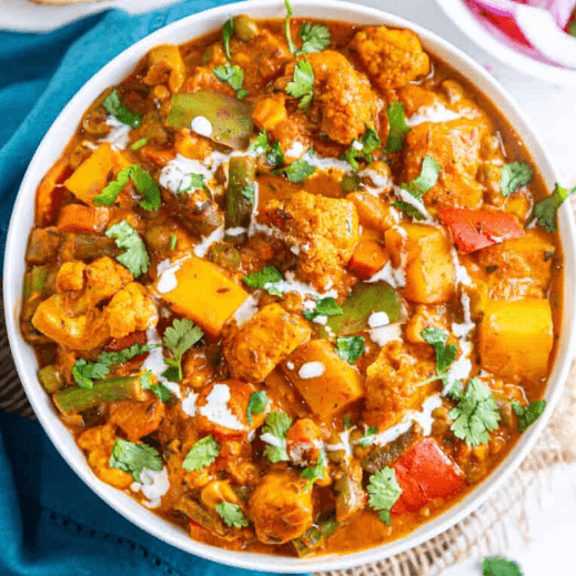 Mixed Veggie Curry (V)