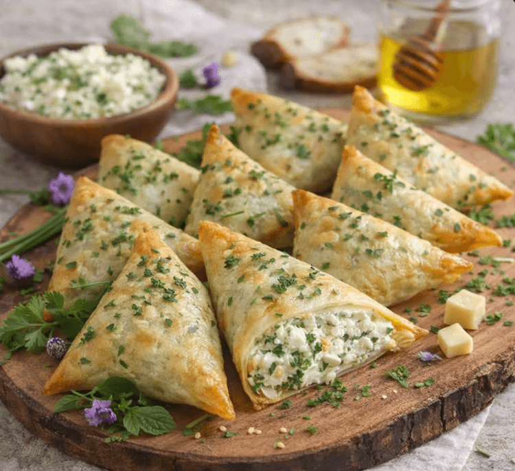 Spinach Cheese Samosa